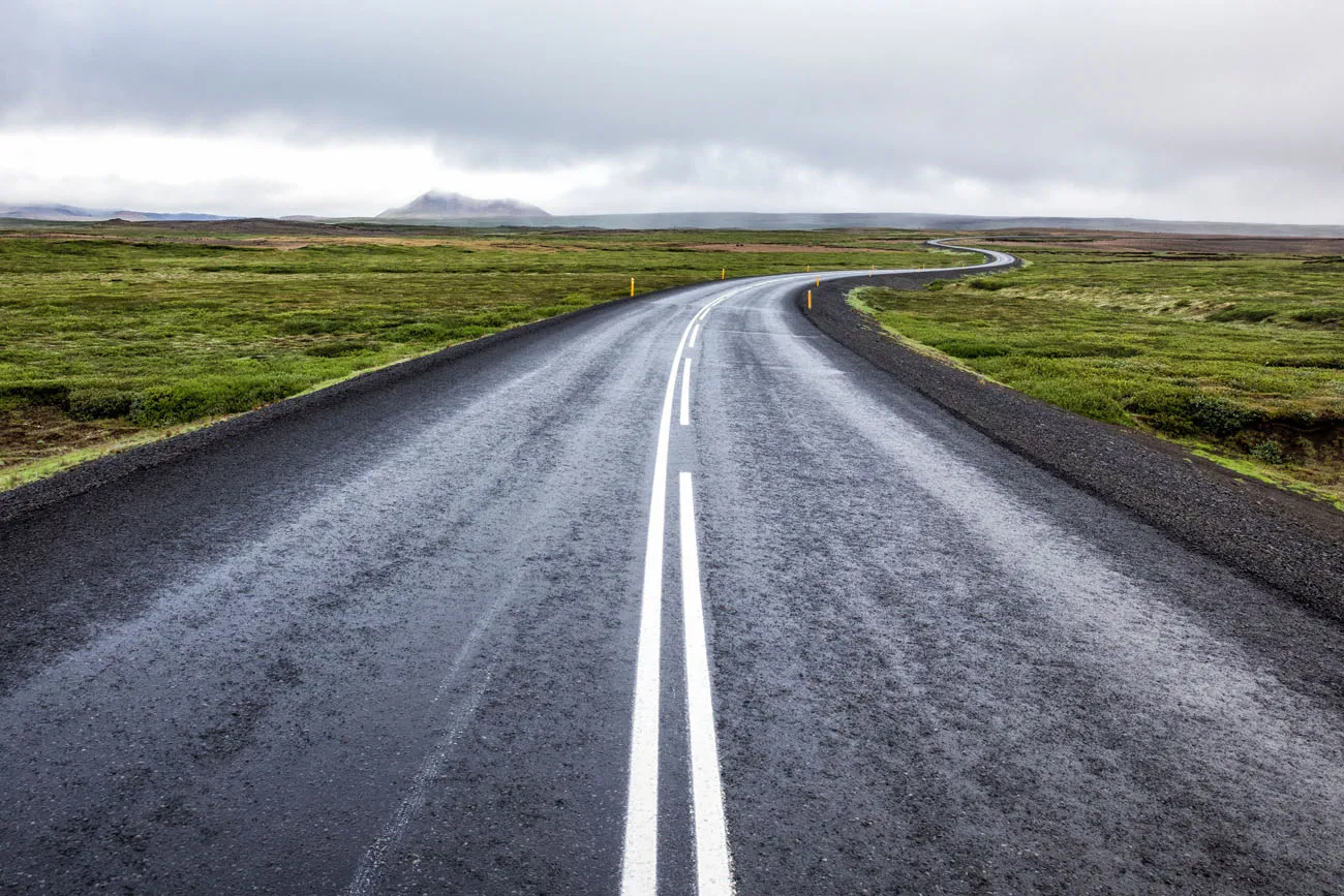 Paved Road to Dettifoss