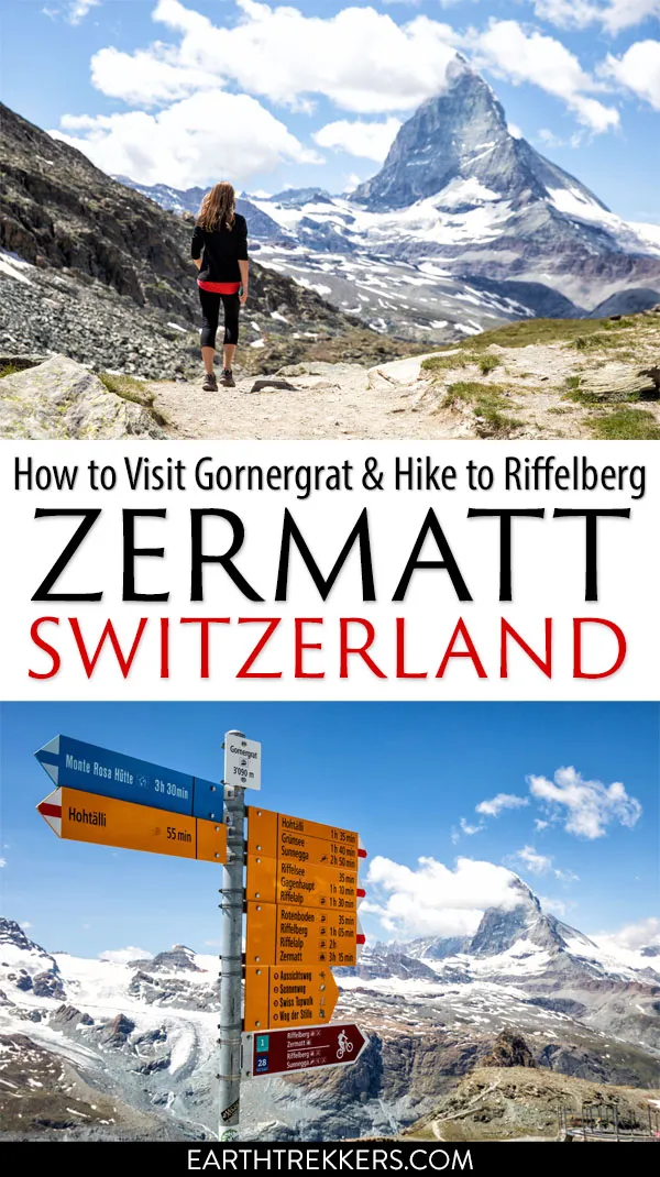 Zermatt Hike Gornergrat to Riffelberg Matterhorn