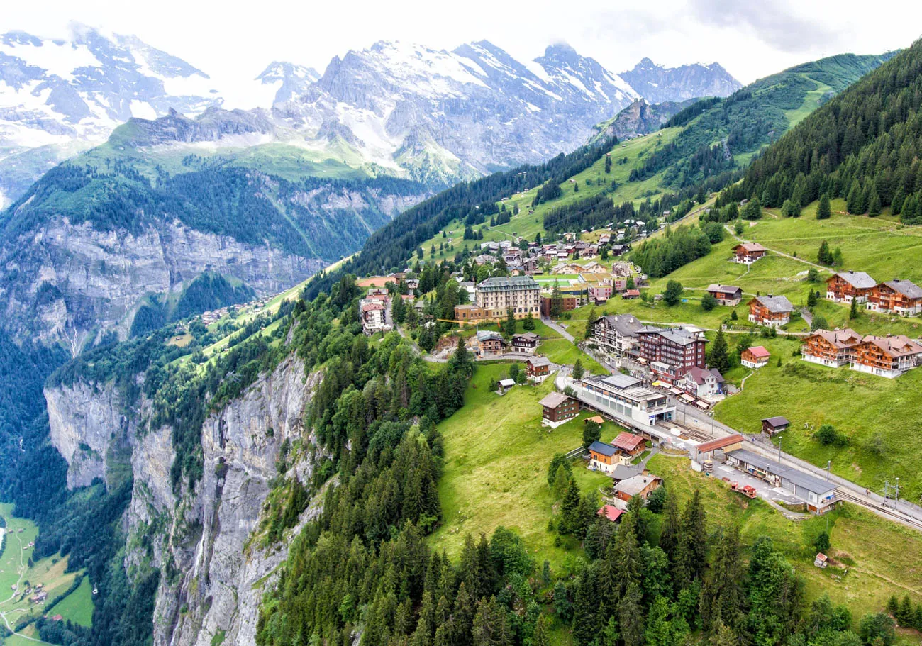 Murren Aerial View