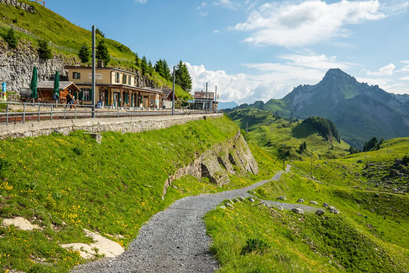 Schynige Platte Trailhead Schynige Platte to Faulhorn to First