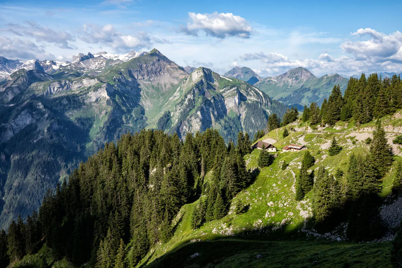 View from Schynige Platte Train