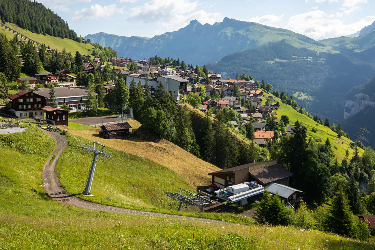 First View of Murren