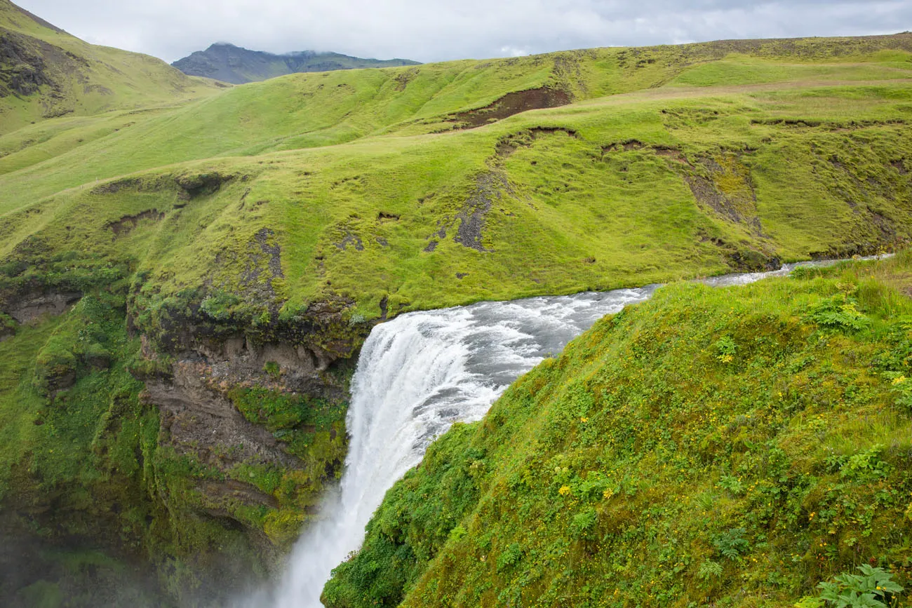 Top of Skogafoss