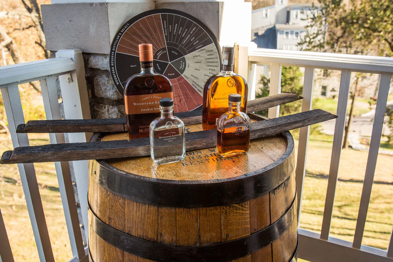 Woodford Reserve Kentucky Bourbon Trail itinerary