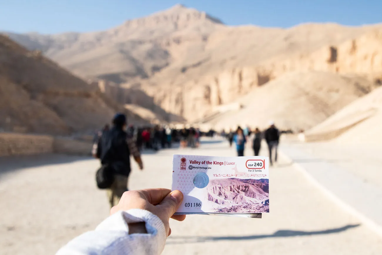 Valley of the Kings Ticket