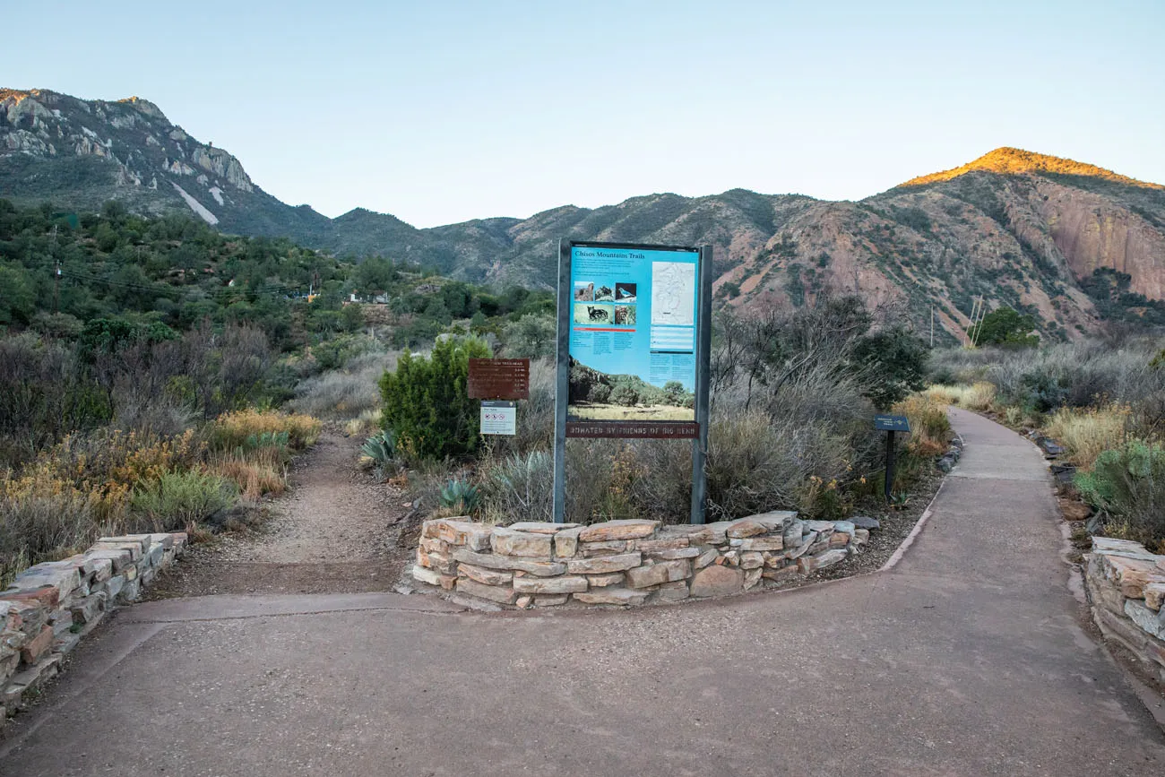 Chisos Basin Trailhead South Rim Trail