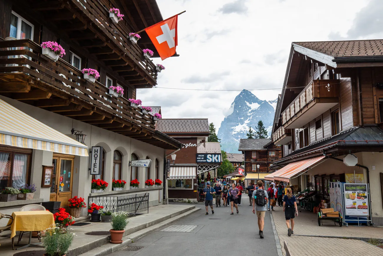 Murren Street Bernese Oberland