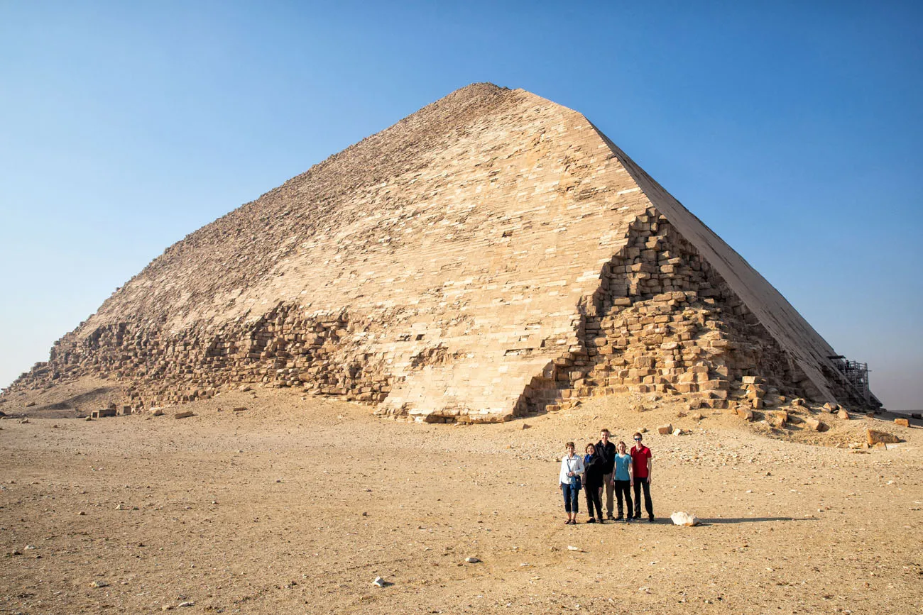 At the Bent Pyramid