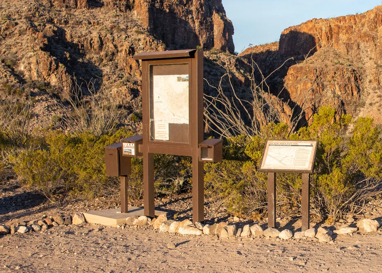 Big Bend Ranch Signs