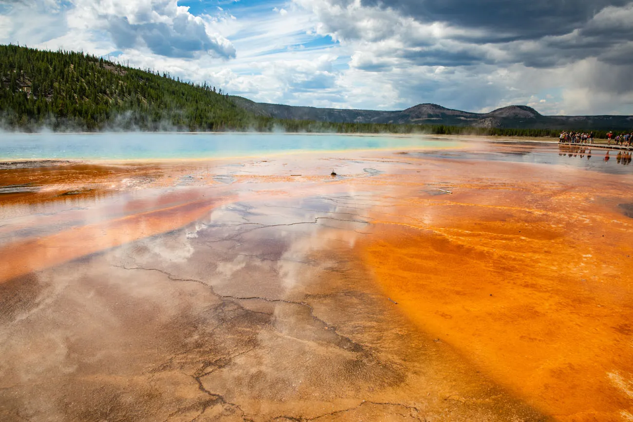 Grand Prismatic Spring Close Up