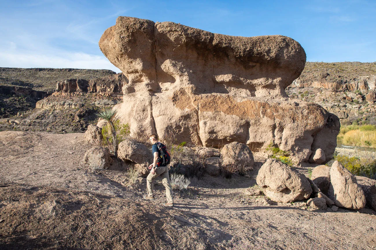 Tim Hiking Big Bend Ranch