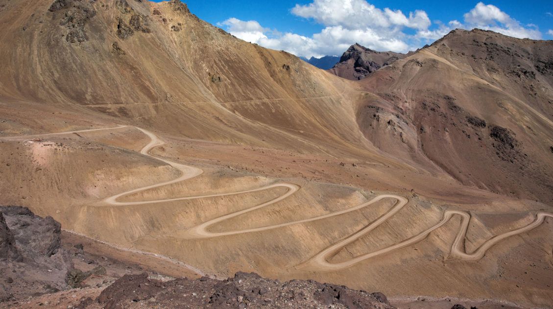 Driving to Cristo Redentor