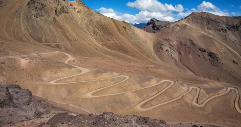 Driving to Cristo Redentor