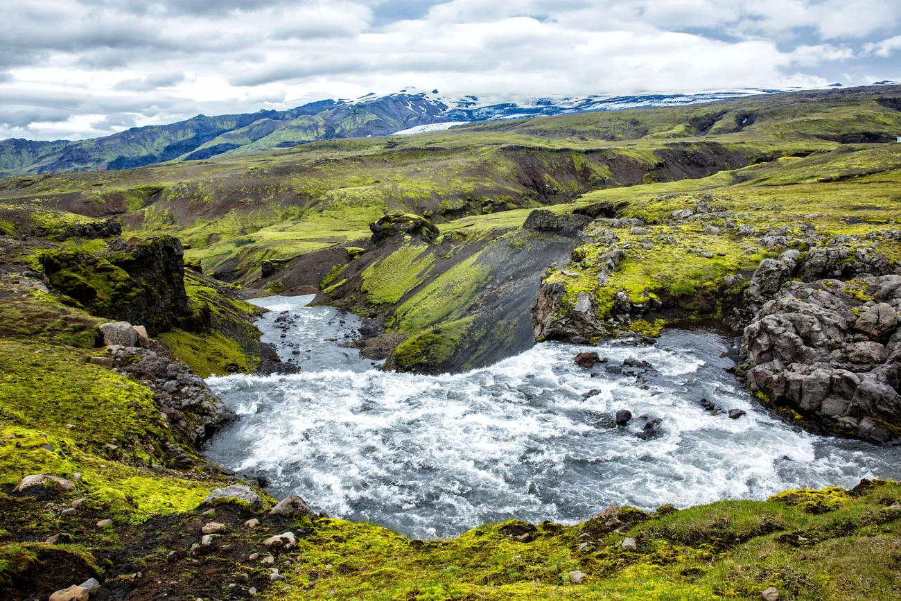 Eyjafjallajokull south coast of Iceland 