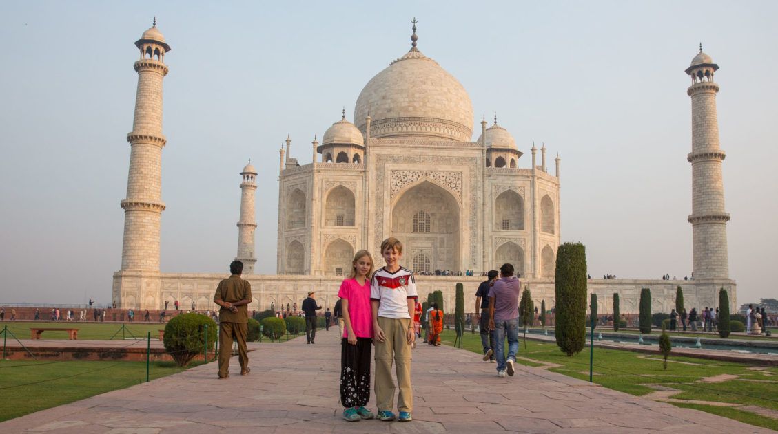 Visiting the Taj Mahal