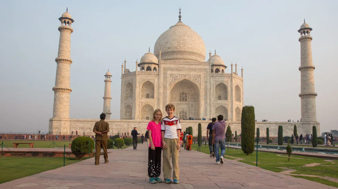 Visiting the Taj Mahal