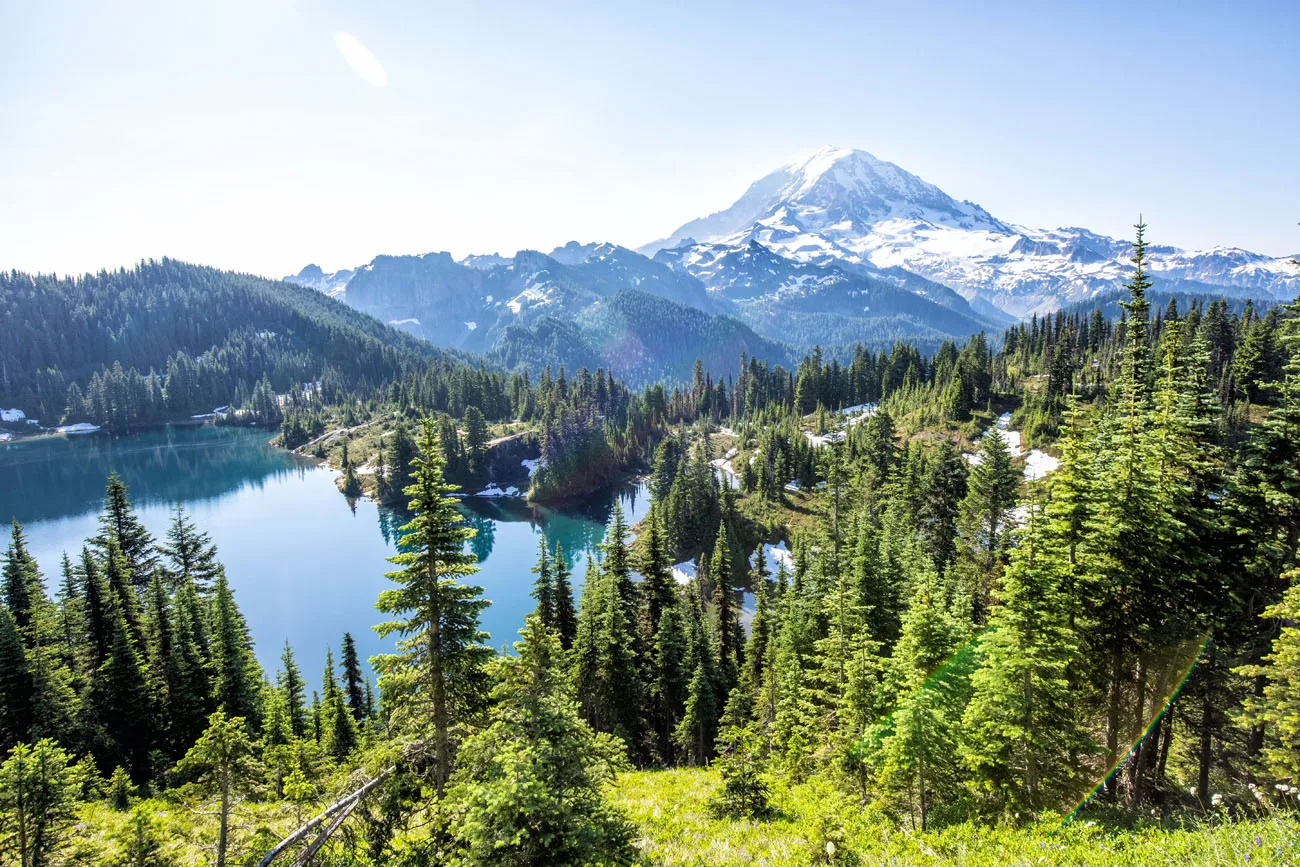 View from Tolmie Peak Trail