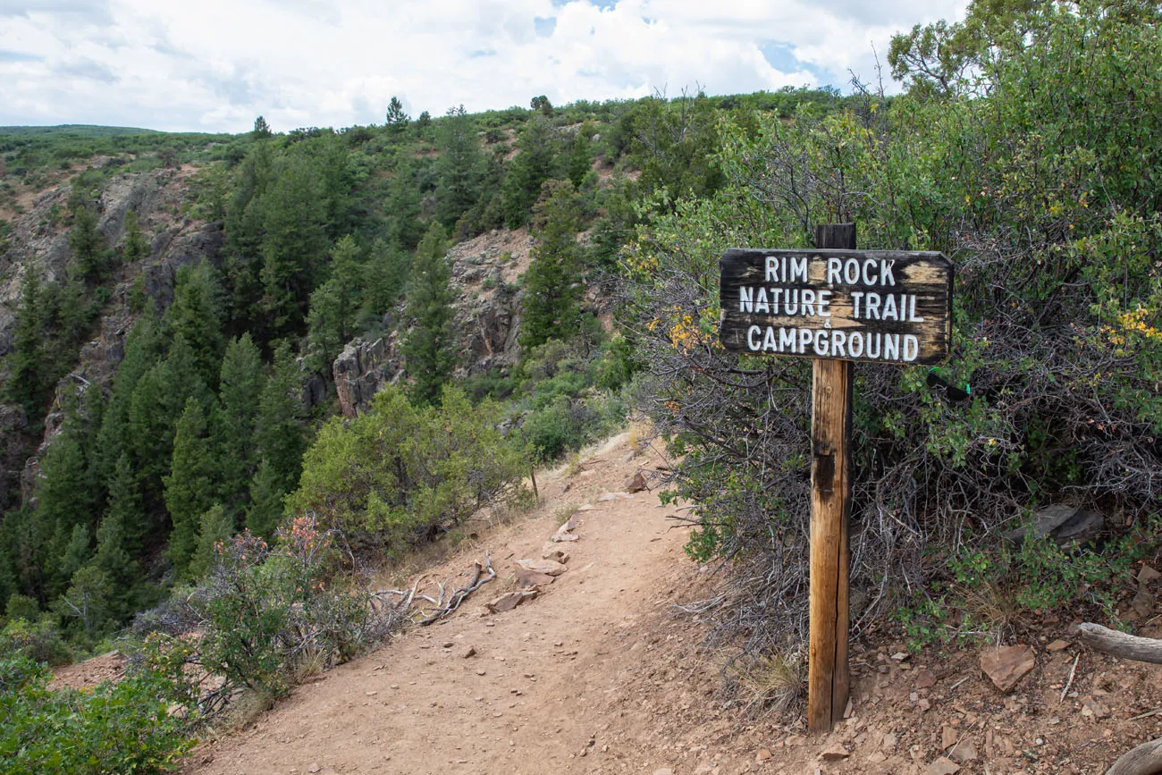 Rim Rock Nature Trail South Rim of Black Canyon of the Gunnison