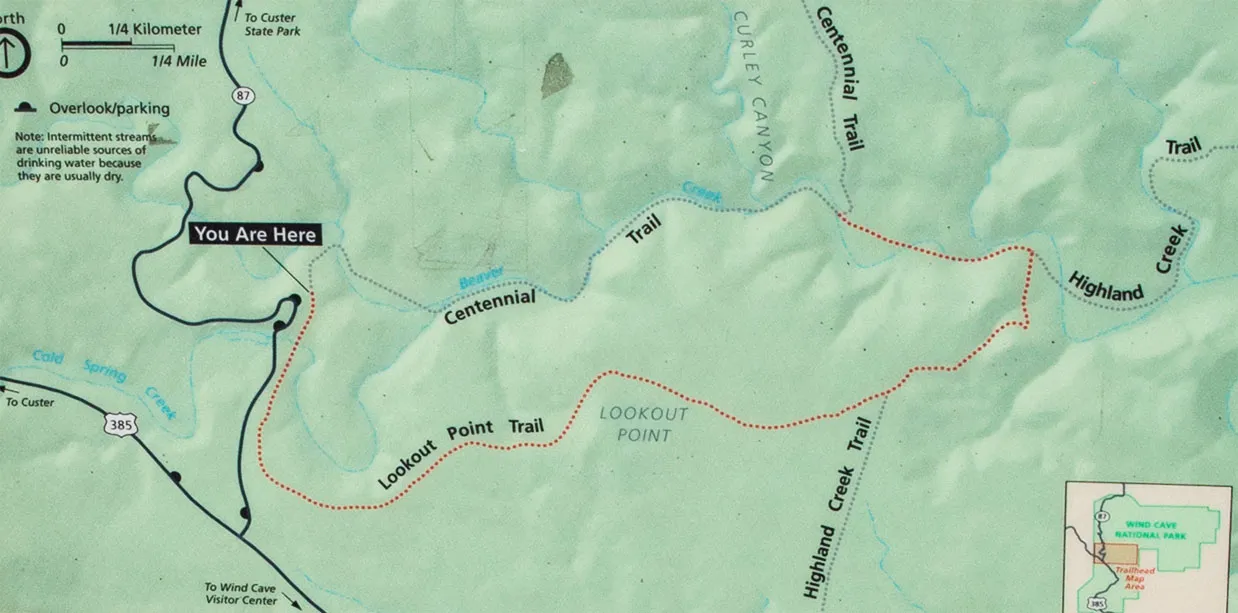 Map of the Trail