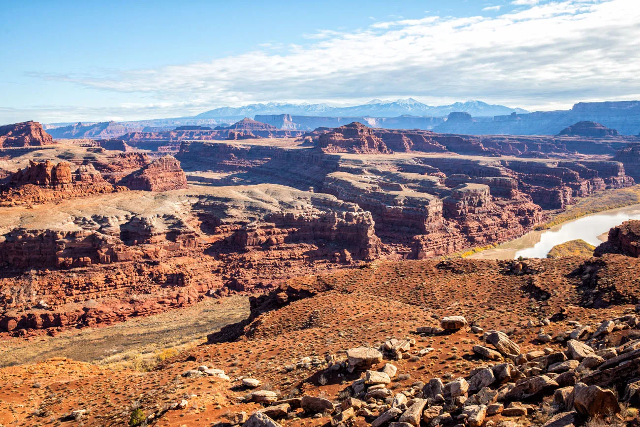 Colorado River Overlook drive the White Rim Road