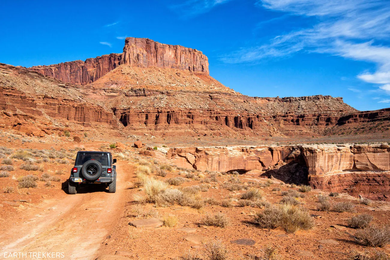 White Rim Road Junction Butte