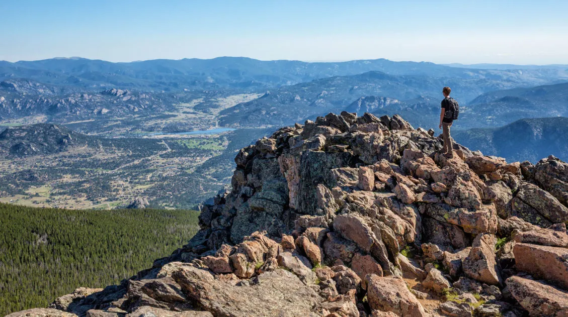 Estes Park from Twin Sisters