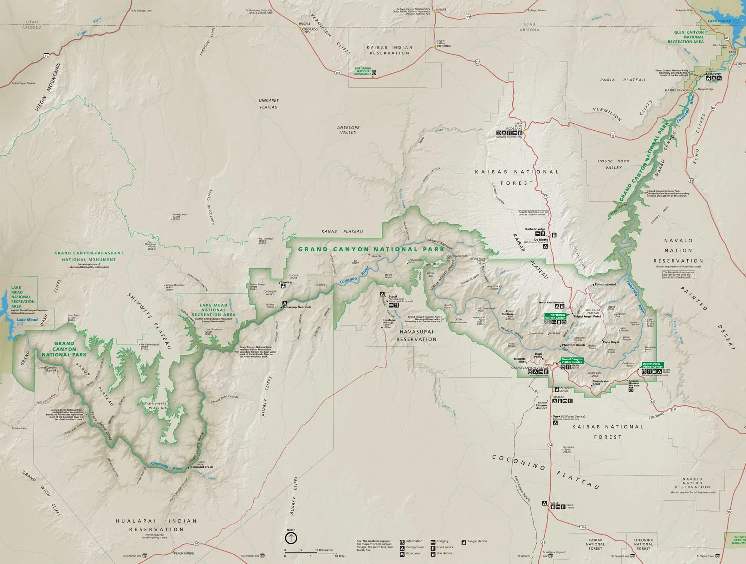 Grand Canyon Map