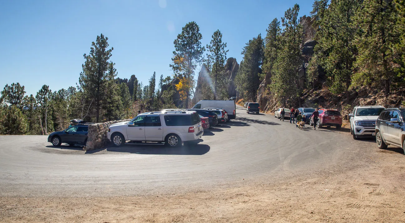 Cathedral Spires Parking Lot