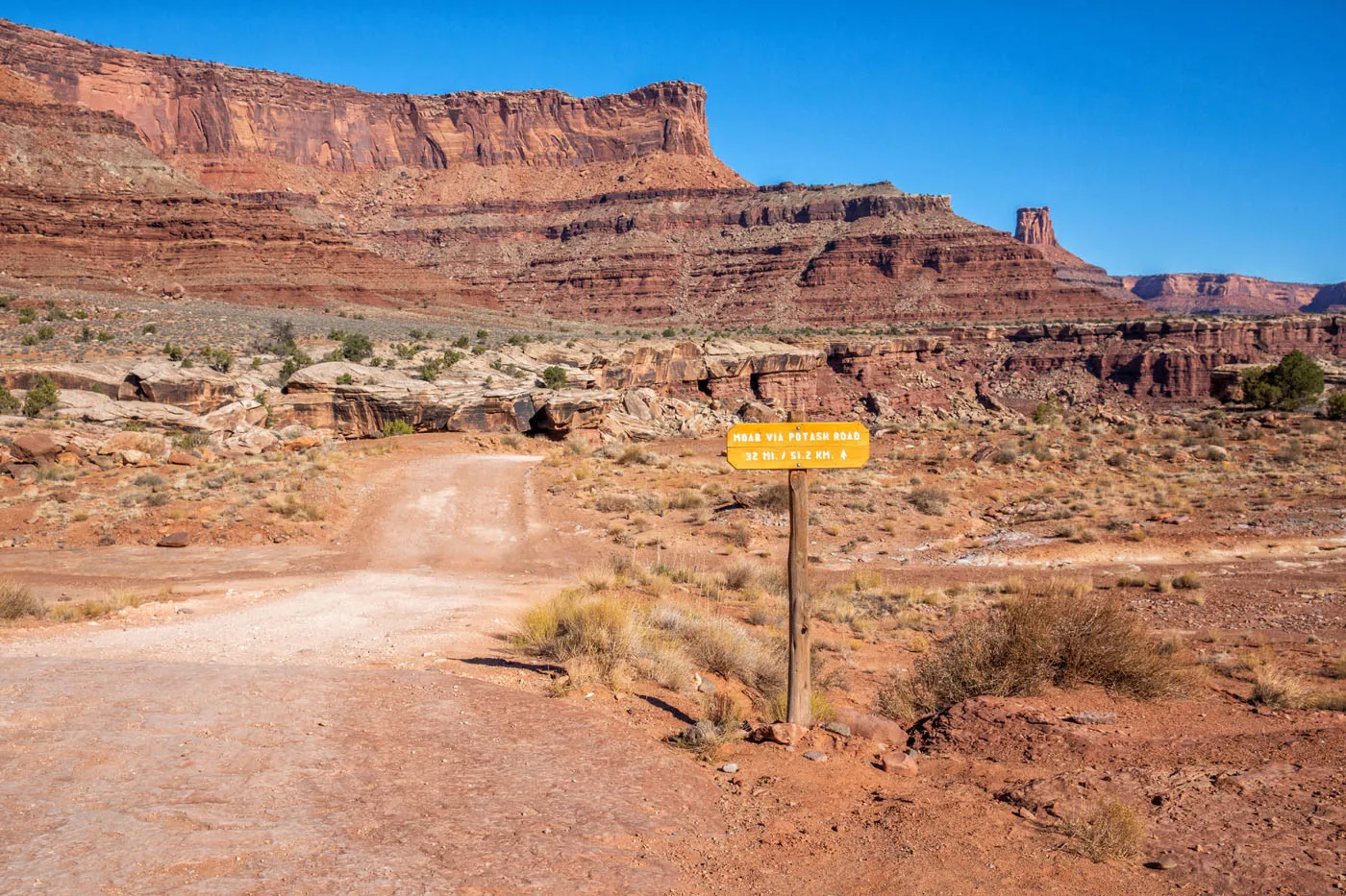 Start of Potash Road