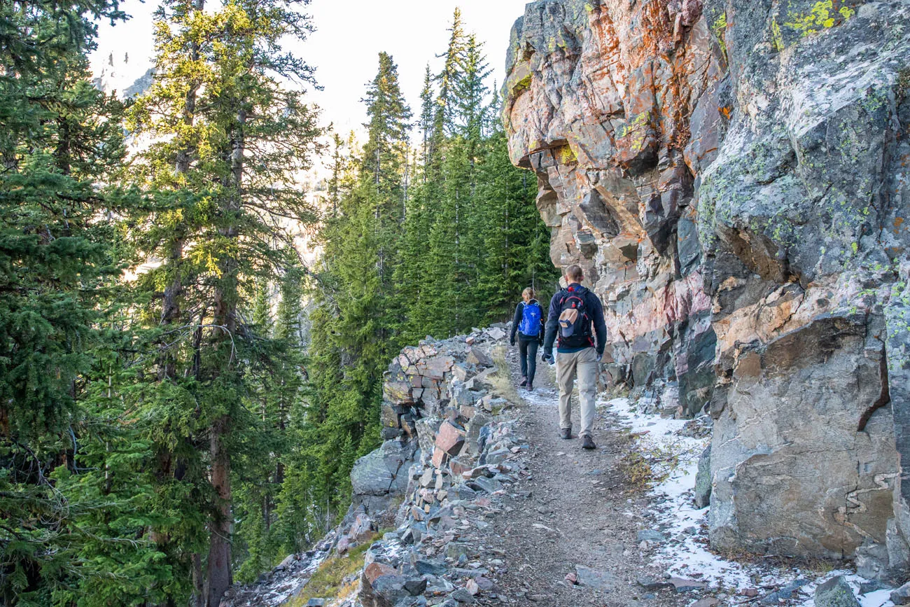 Hiking to Static Peak