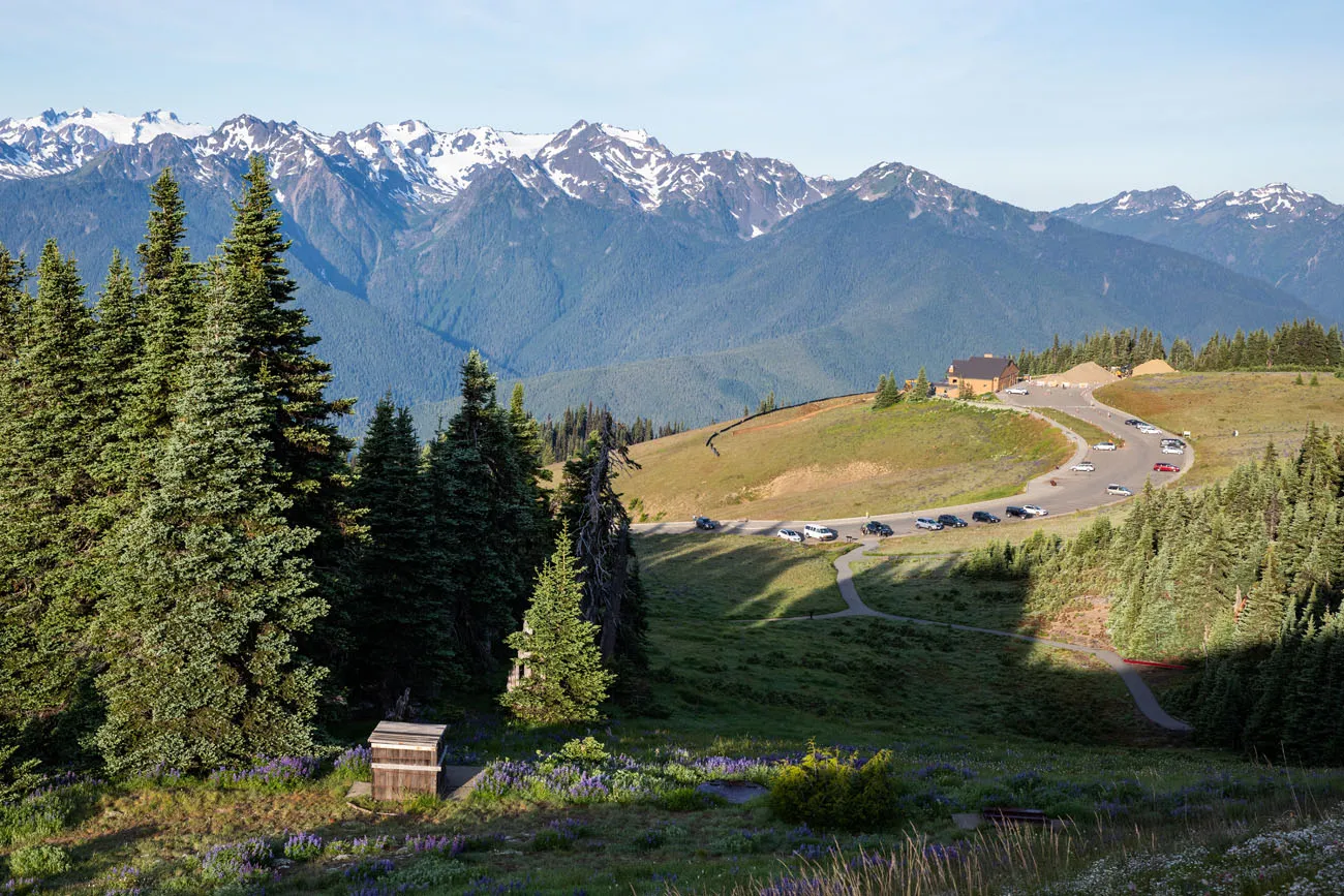 Hurricane Ridge Parking Lot