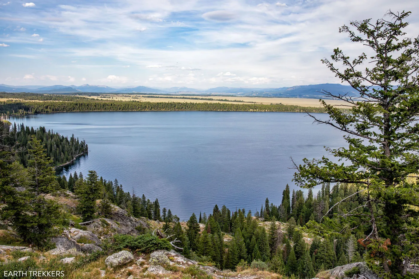 Inspiration Point one day in Grand Teton