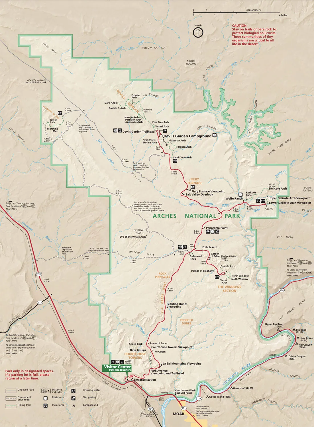 Arches Map