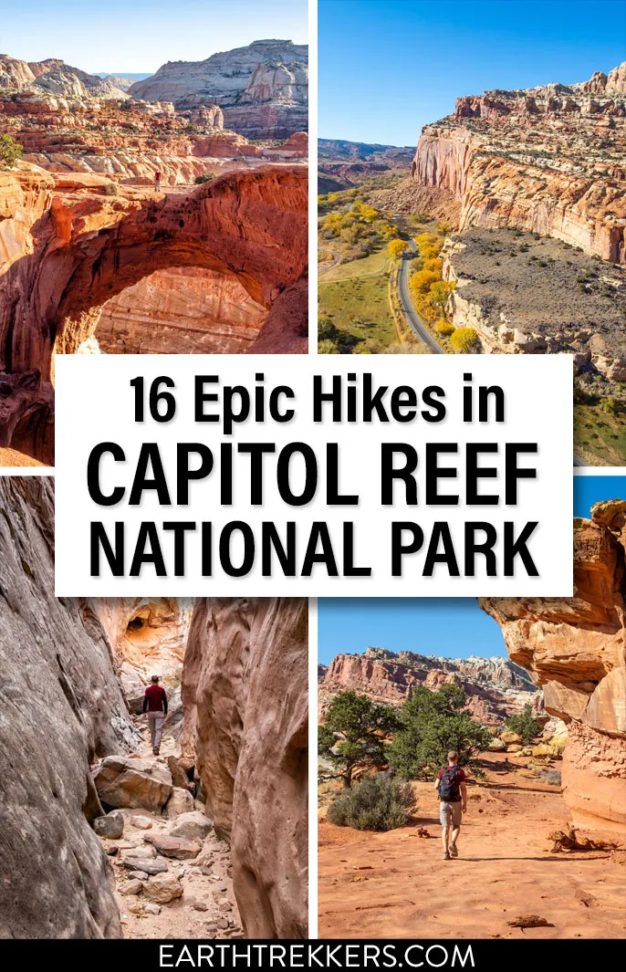 Best Hikes Capitol Reef National Park Travel