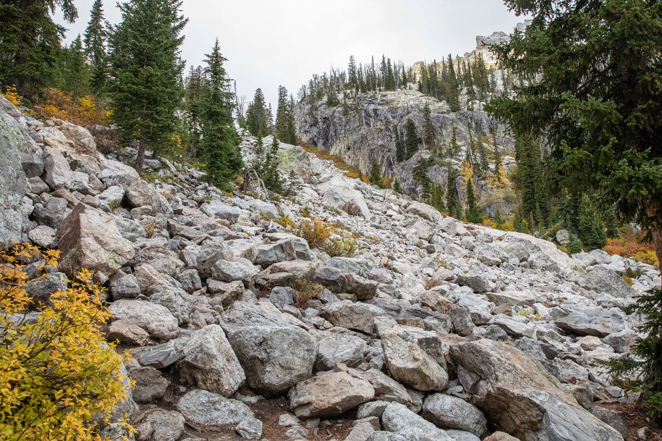 Delta Lake First Boulder Field