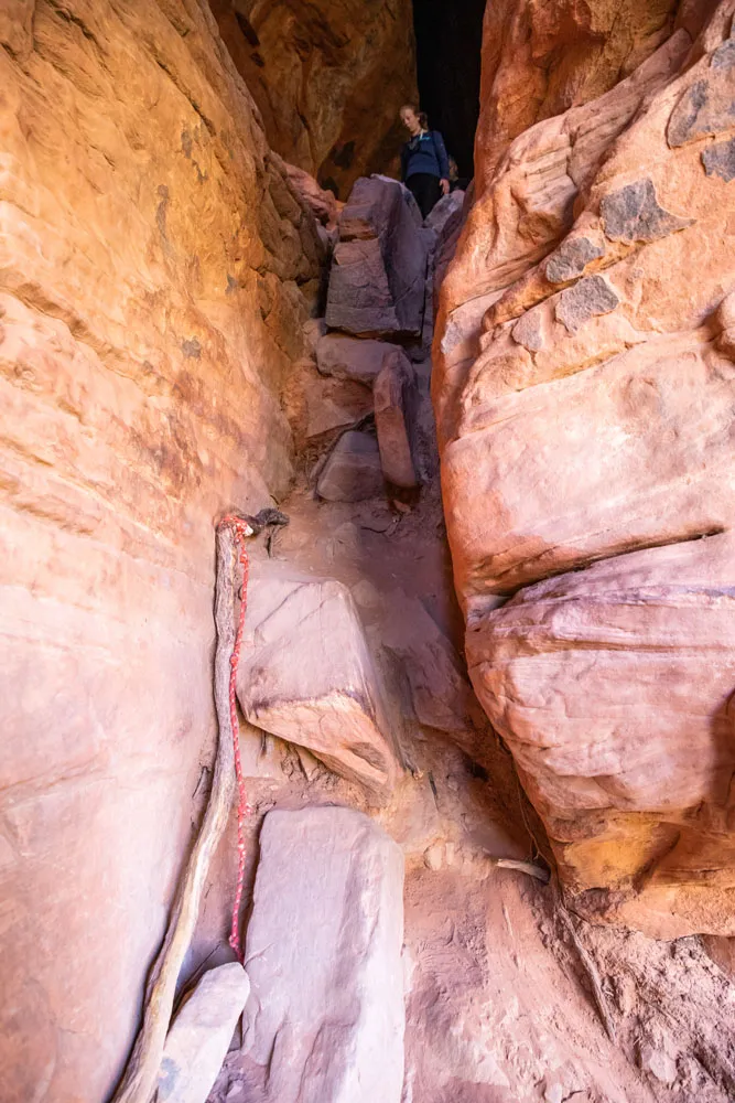 Steps Soldier Pass Cave