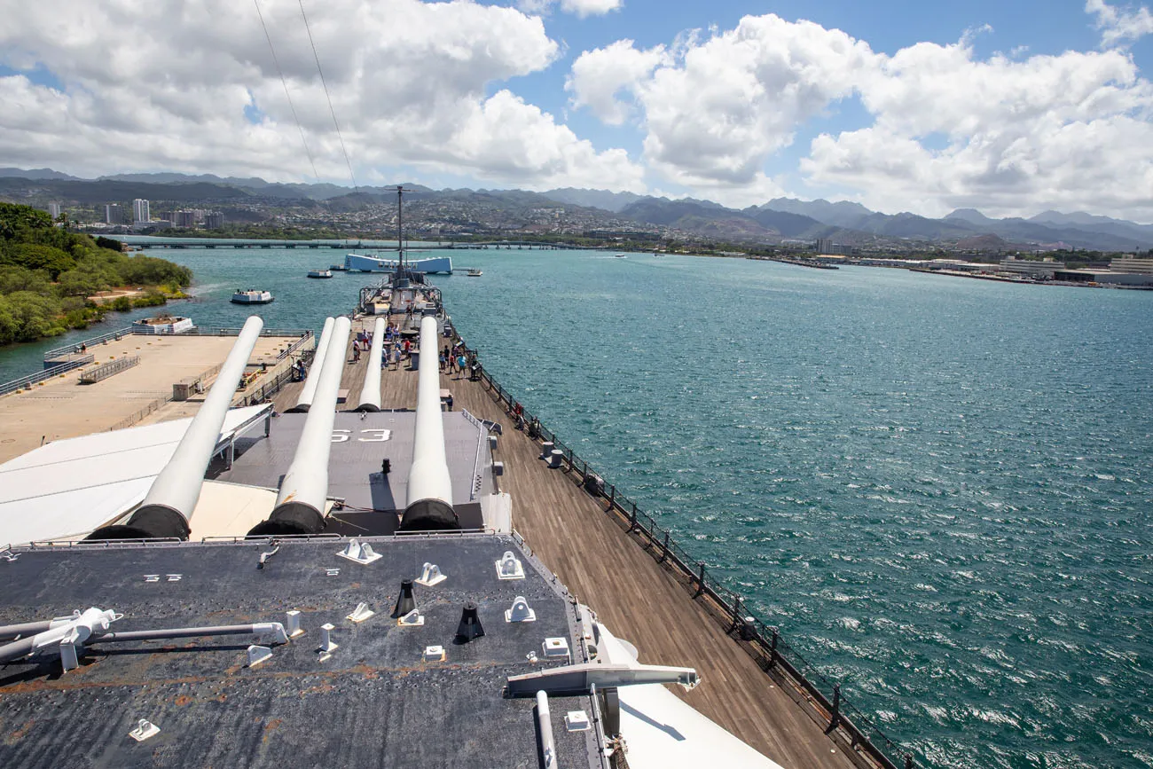 Battleship Missouri View