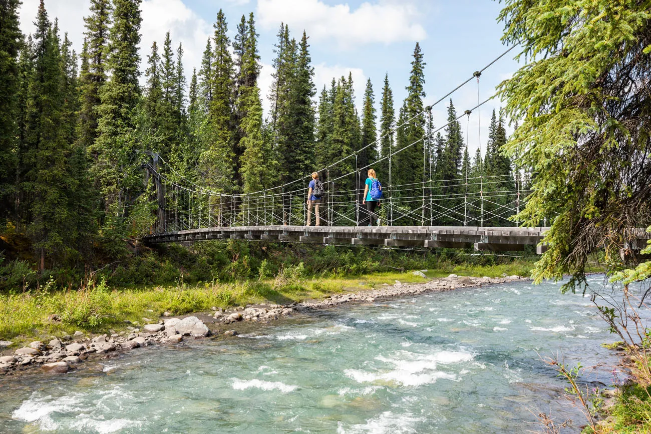 Triple Lakes Trail Suspension Bridge