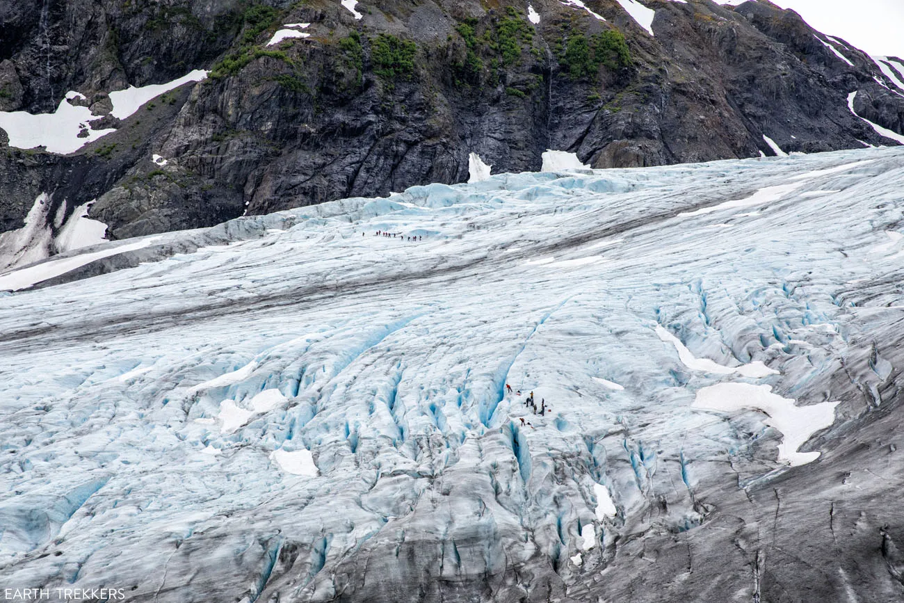 Ice Climbing On The Exit Glacier 