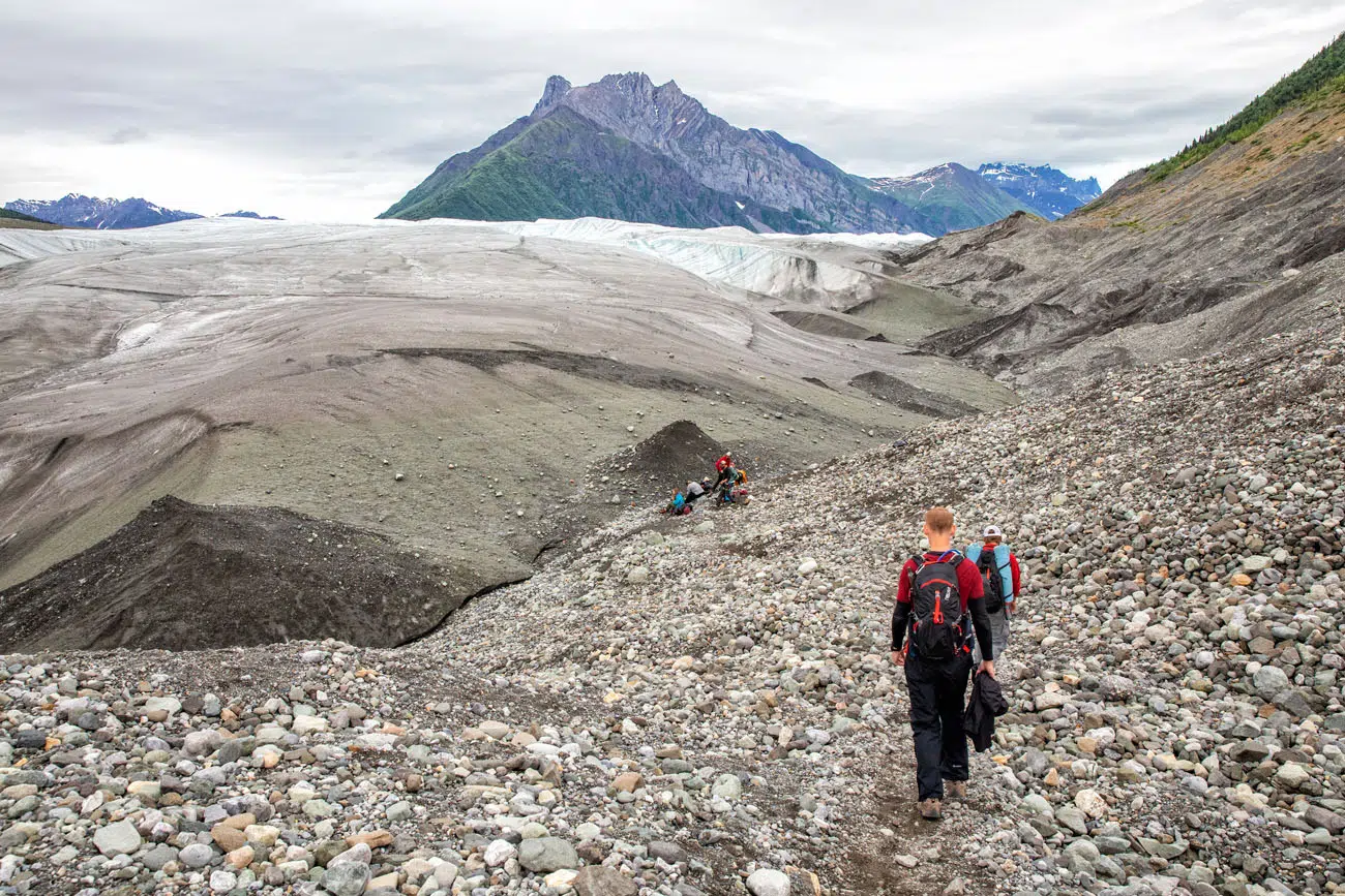 Root Glacier Lateral Moraine