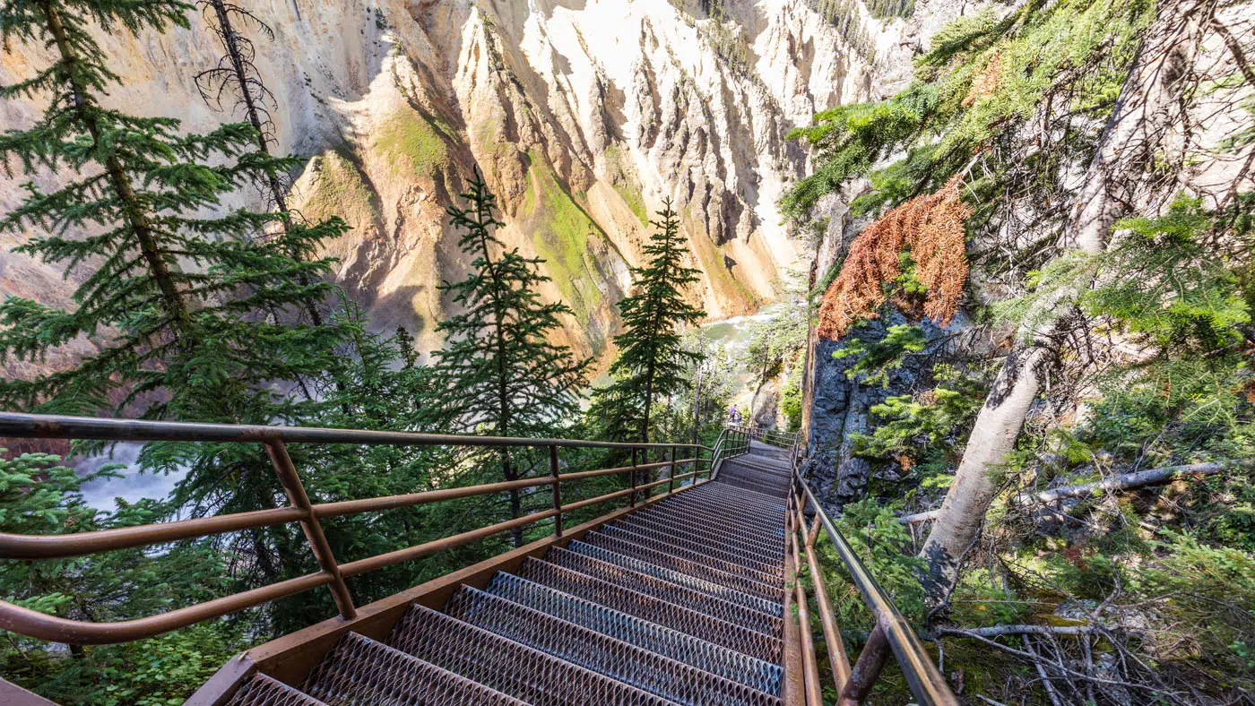 Uncle Toms Steps Grand Canyon of the Yellowstone