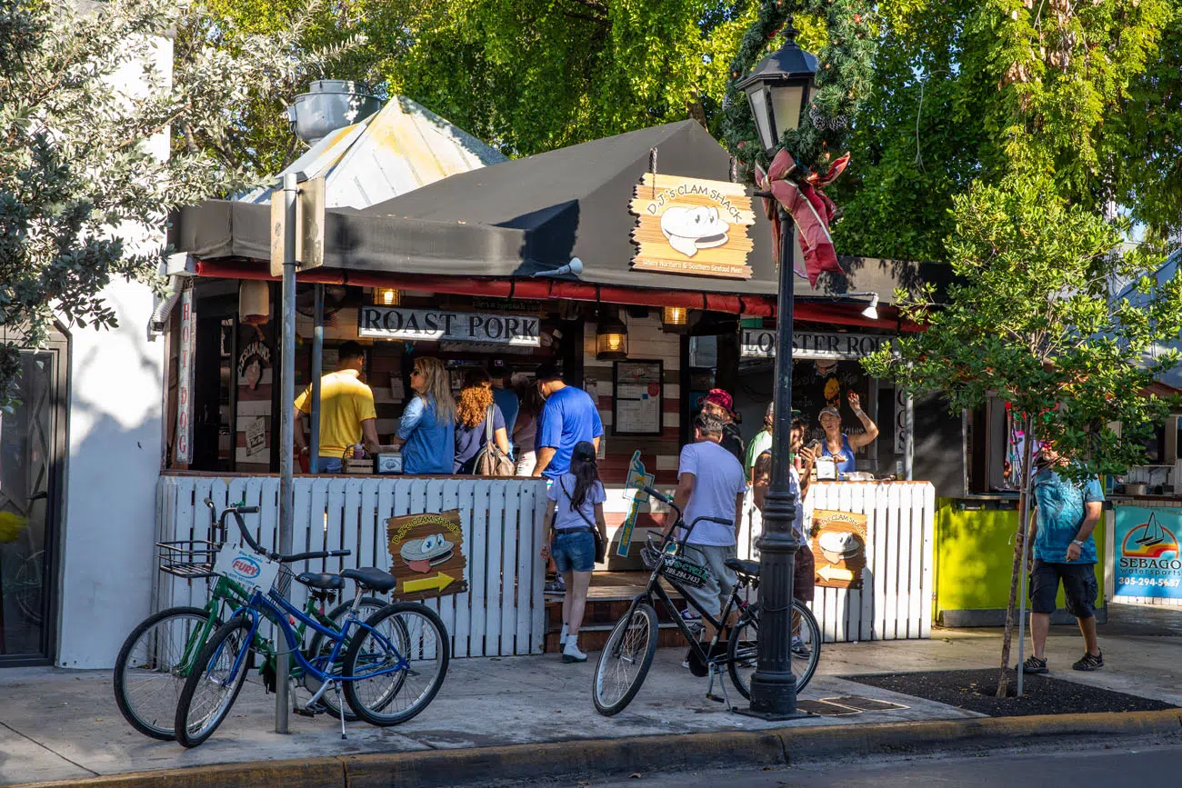 DJs Clam Shack best restaurants in Key West