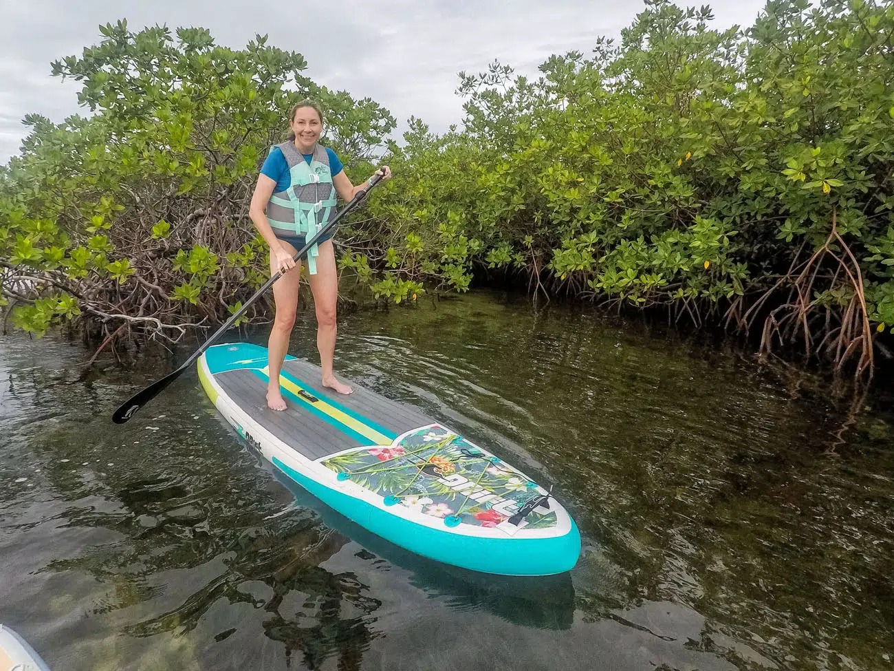 Julie Paddle Boarding