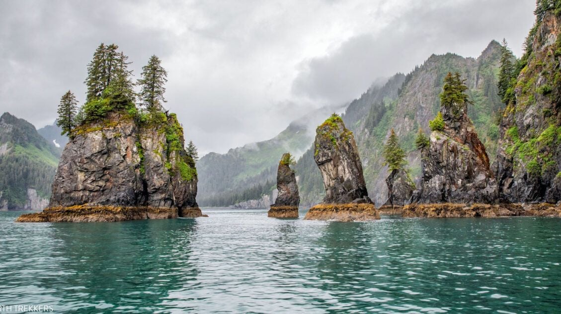 Sea Stacks Kenai Fjords