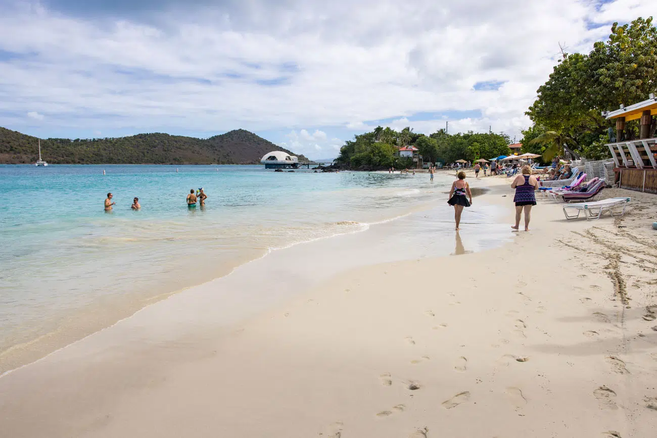 Coki Beach best things to do in St. Thomas