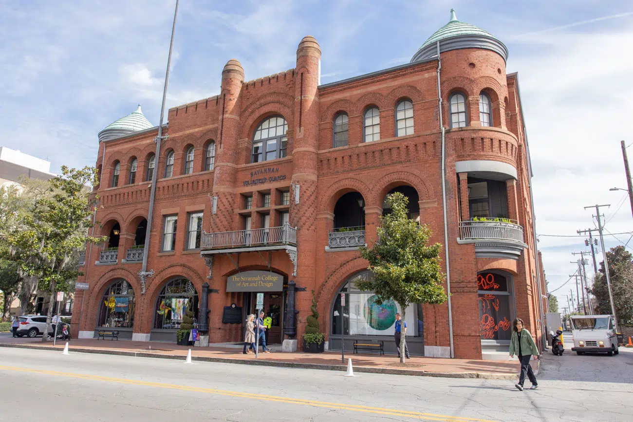 SCAD Building best things to do in Savannah