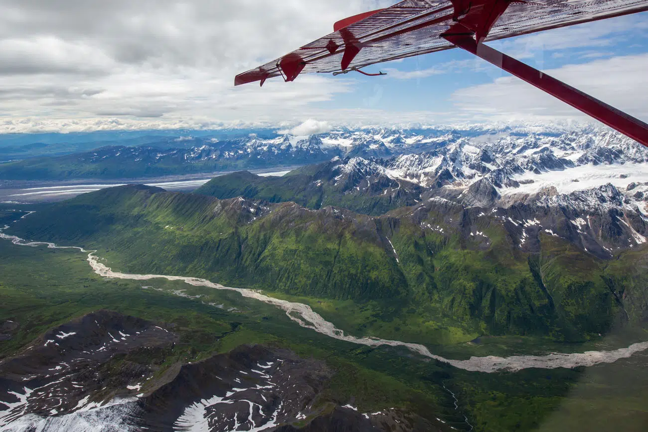 Beginning of the Alaska Range