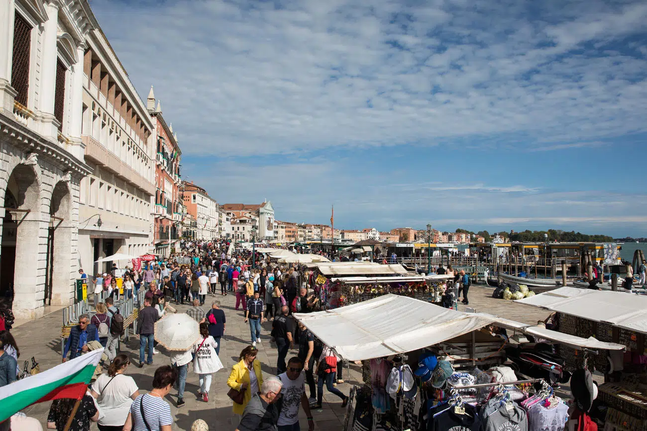 Riva degli Schiavoni 2 days in Venice itinerary