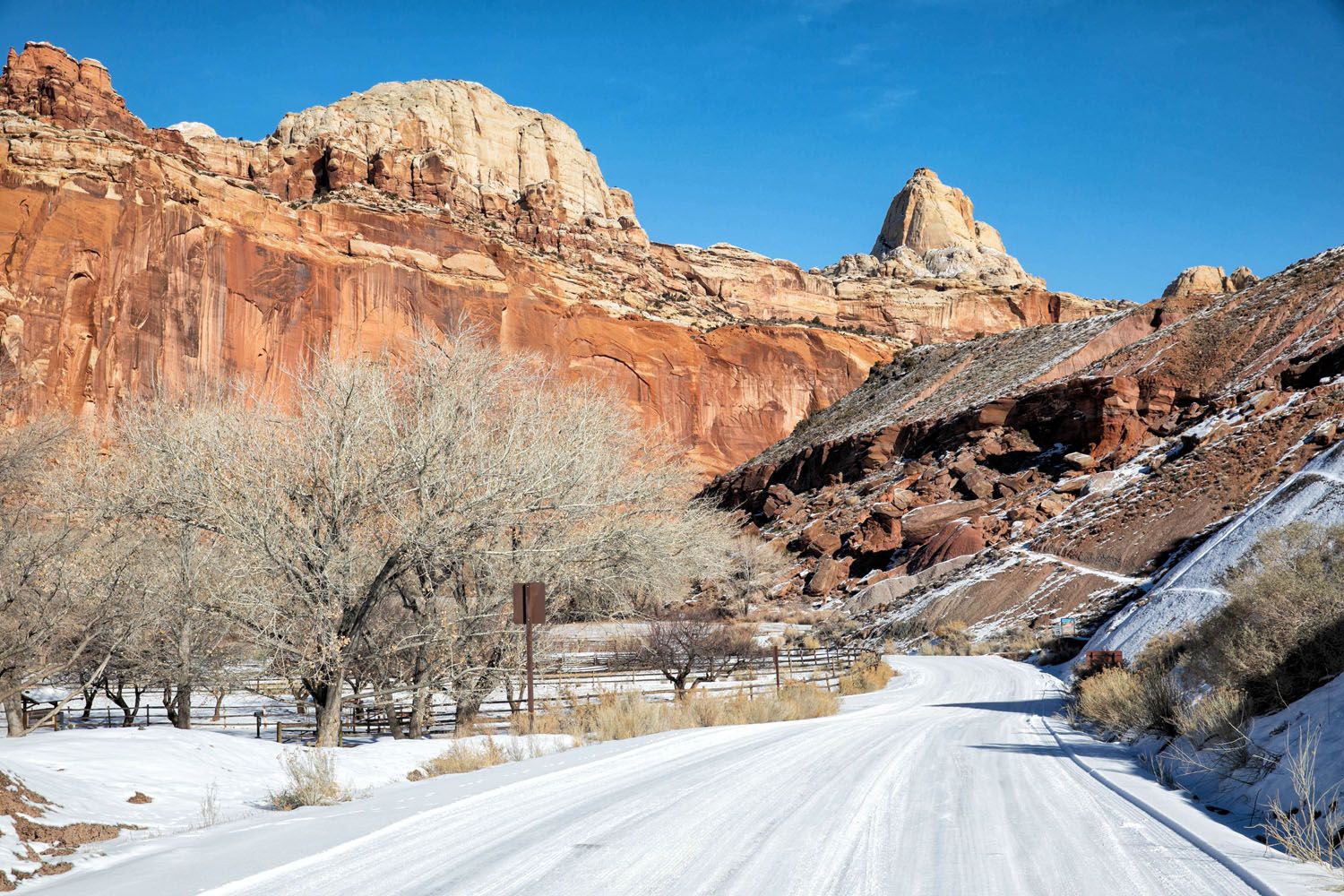 Capitol Reef in Winter