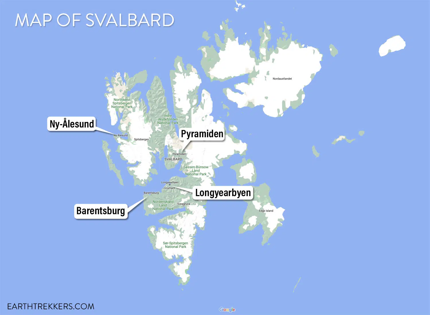 Svalbard Map